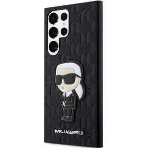 Karl Lagerfeld KLHCS23LSAKLHKPK S23Ultra S918 hardcase czarny/black Saffiano Monogram Ikonik
