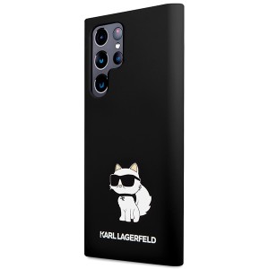 Karl Lagerfeld KLHCS23LSNCHBCK S23 UltraS918 hardcase czarny/black Silicone Choupette