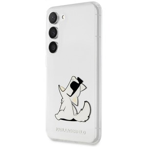 Karl Lagerfeld KLHCS23MCFNRC S23+ S916transparent hardcase Choupette Fun