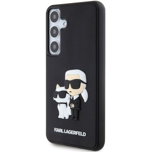 Karl Lagerfeld KLHCS24M3DRKCNK S24+ S926czarny/black hardcase 3D Rubber Karl&Choupette