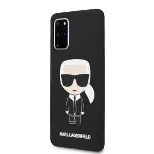Karl Lagerfeld KLHCS67SLFKBK S20+ G985hardcase czarny/black Silicone Iconic