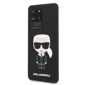 Karl Lagerfeld KLHCS69SLFKBK S20 UltraG988 hardcase czarny/black Silicone Iconic