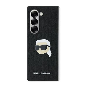 Karl Lagerfeld KLHCZFD6PGKSKIHK Z Fold6 F956 czarny/black hardcase Saffiano Monogram Head Pin