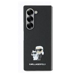 Karl Lagerfeld KLHCZFD6SAPKCNPK Z Fold6 F956 czarny/black hardcase Saffiano Metal Pin