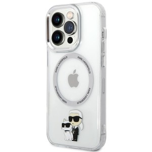 Karl Lagerfeld KLHMP13LHNKCIT iPhone 13Pro 6,1" hardcase transparent Iconic Karl&Choupette Magsafe