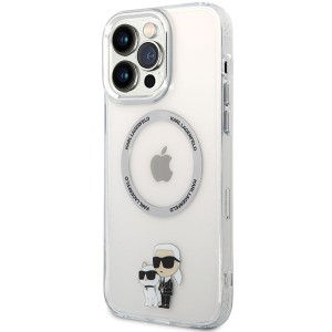 Karl Lagerfeld KLHMP13XHNKCIT iPhone 13Pro Max 6,7" hardcase transparent Iconic Karl&Choupette Magsafe
