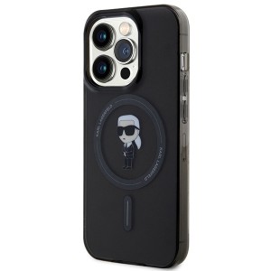 Karl Lagerfeld KLHMP14LHFCKNOK iPhone 14Pro 6.1" czarny/black hardcase IML Ikonik MagSafe