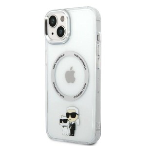 Karl Lagerfeld KLHMP14MHNKCIT iPhone 14Plus / 15 Plus 6,7" hardcase transparent Iconic Karl&Choupette Magsafe