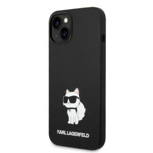 Karl Lagerfeld KLHMP14MSNCHBCK iPhone 14 Plus / 15 Plus 6,7" hardcase czarny/black Silicone Choupette MagSafe