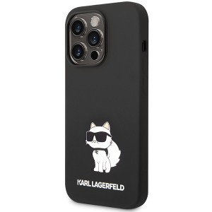 Karl Lagerfeld KLHMP14XSNCHBCK iPhone 14Pro Max 6,7" hardcase czarny/black Silicone Choupette MagSafe