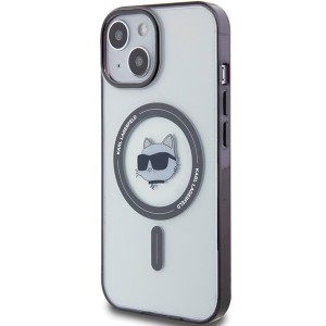 Karl Lagerfeld KLHMP15MHCHNOTK iPhone 15 Plus / 14 Plus 6.7" transparent hardcase IML Choupette`s Head MagSafe