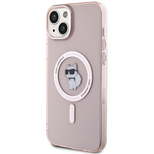 Karl Lagerfeld KLHMP15MHFCCNOP iPhone 15Plus / 14 Plus 6.7" różowy/pink hardcase IML Choupette MagSafe