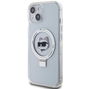 Karl Lagerfeld KLHMP15MHMRSCHH iPhone 15 Plus / 14 Plus 6.7" biały/white hardcase Ring Stand Choupette Head MagSafe