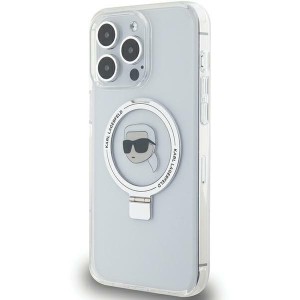 Karl Lagerfeld KLHMP15XHMRSKHH iPhone 15 Pro Max 6.7" biały/white hardcase Ring Stand Karl Head MagSafe