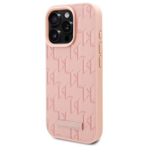 Karl Lagerfeld KLHMP16LPKHPORPP iPhone16 Pro 6.3" różowy/pink hardcase Hot Stamp Magsafe