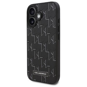 Karl Lagerfeld KLHMP16SPKHPORPK iPhone   16 6.1" czarny/black hardcase Hot Stamp Magsafe