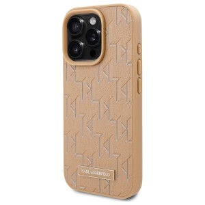 Karl Lagerfeld KLHMP16XPKHPORPE iPhone16 Pro Max 6.9" beżowy/beige hardcase Hot Stamp Magsafe