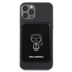 Karl Lagerfeld Powerbank indukcyjnyKLPBMSOIBK 3000mAh MagSafe