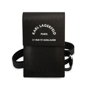 Karl Lagerfeld Torebka KLWBSARSGKczarny/black Embossed RSG