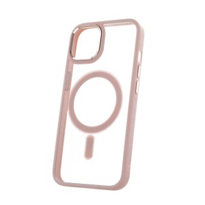 Nakładka Satin Clear Mag do iPhone 14 6,1" różowa