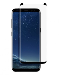 Mocolo TG+3D Case Friendly [Black], Szkło hartowane dla Galaxy S8 Plus 